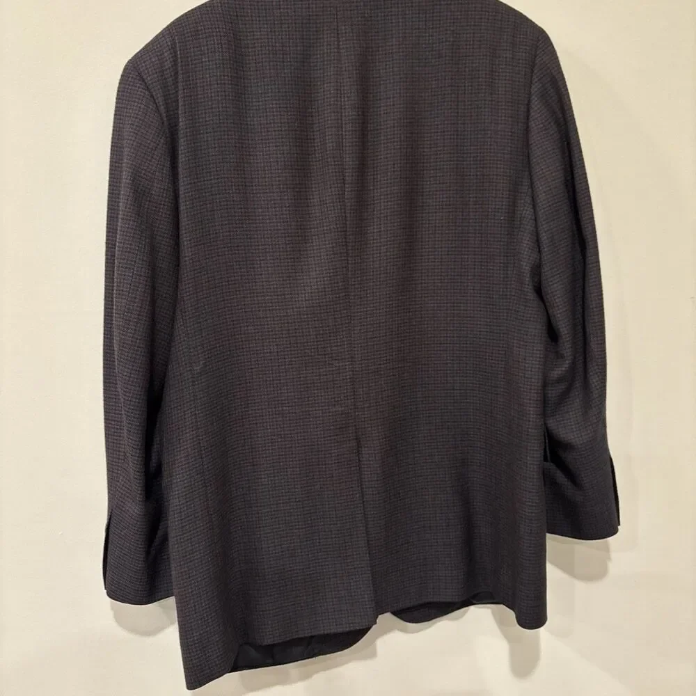 JOS A BANK mens multicolor HOUNDSTOOTH 100%‎ WOOL sport coat jacket blazer 42 R